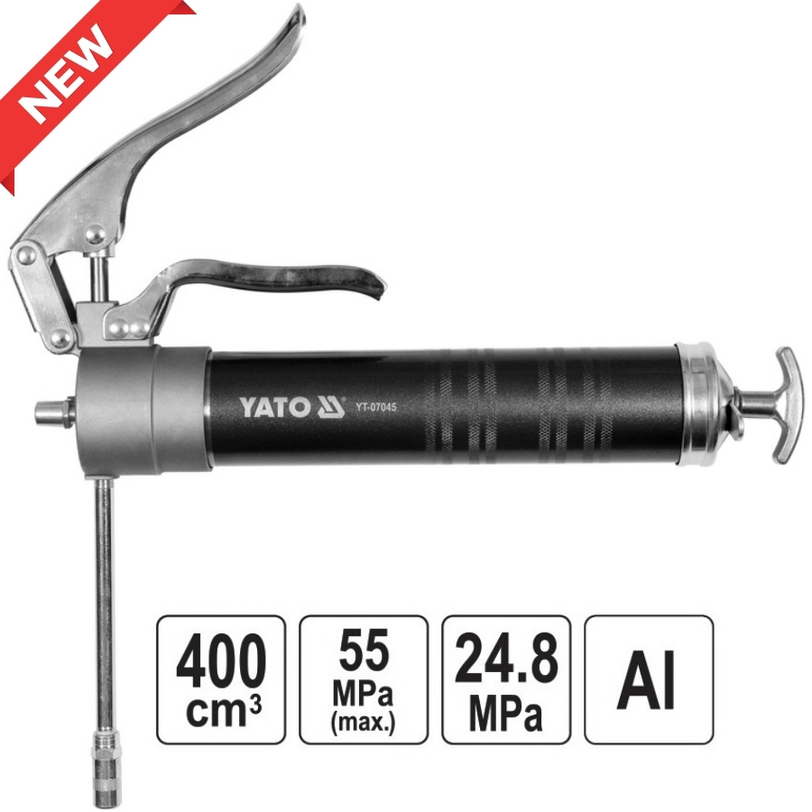 Bơm Mỡ Cầm Tay 400ml Yato YT-07045 Bơm Mỡ Cầm Tay 400ml Yato YT-07045