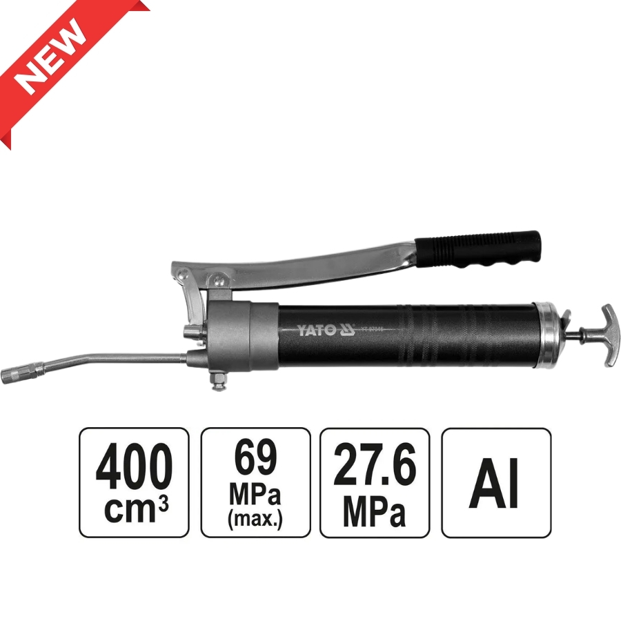 Bơm Mỡ Cầm Tay 400ml Yato YT-07046 Bơm Mỡ Cầm Tay 400ml Yato YT-07046