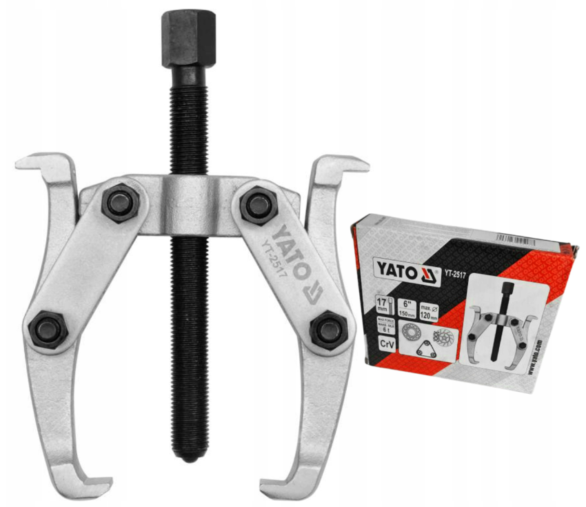 Cảo 2 Chấu 6" YATO YT-2517 - 6 Tấn (Two Arms Jaw Puller) Cảo 2 Chấu 6" YATO YT-2517 - 6 Tấn (Two Arms Jaw Puller)