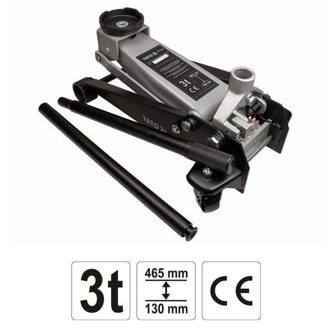 Kích Cá Sấu YATO YT-17211-3 Tấn (Hydraulic Floor Jack) Kích Cá Sấu YATO YT-17211-3 Tấn (Hydraulic Floor Jack)