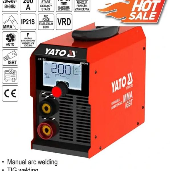 Máy Hàn Biến Tần 200A Yato YT-81352