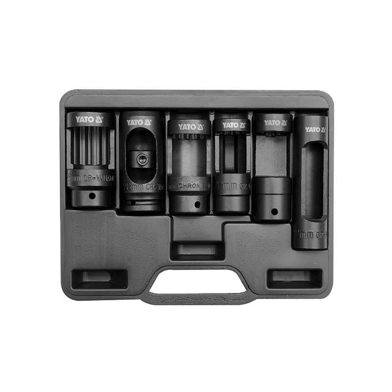 Bộ Đầu Khẩu Kim Phun Diesel YATO YT-0622 (6 Chi Tiết)-Sửa Chữa Hệ Thống Phun Nhiên Liệu Bộ Đầu Khẩu Kim Phun Diesel YATO YT-0622 (6 Chi Tiết): Chuyên Biệt Cho Sửa Chữa Hệ Thống Phun Nhiên Liệu