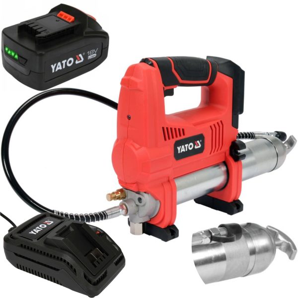 Súng Bơm Mỡ Bò Dùng Pin YATO YT-07020 & YT-07021: Bơm Mỡ Nhanh Chóng, Mạnh Mẽ, Không Dây