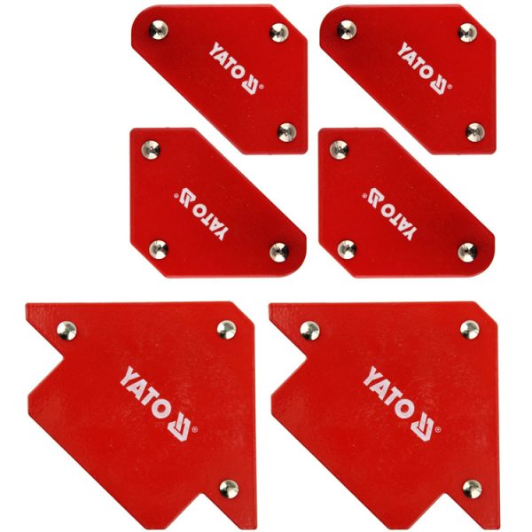 Bộ 6 Nam Châm Kê Hàn YATO YT-08678: Giải Pháp Cố Định Đa Dạng, Lực Hút Mạnh Mẽ Cho Mọi Công Trình Hàn