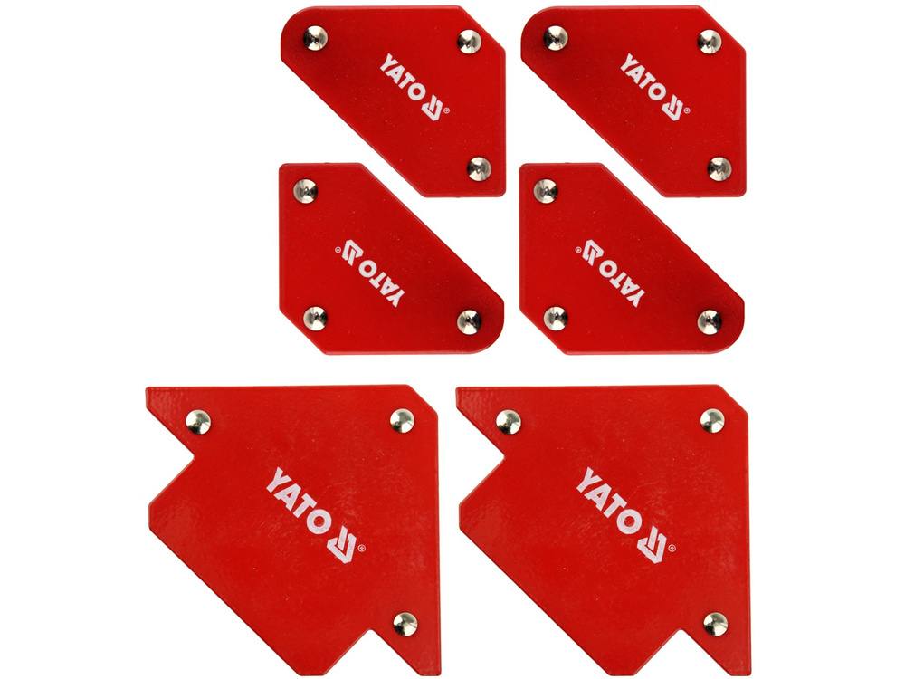 Bộ 6 Nam Châm Kê Hàn YATO YT-08678 Bộ 6 Nam Châm Kê Hàn YATO YT-08678: Giải Pháp Cố Định Đa Dạng, Lực Hút Mạnh Mẽ Cho Mọi Công Trình Hàn