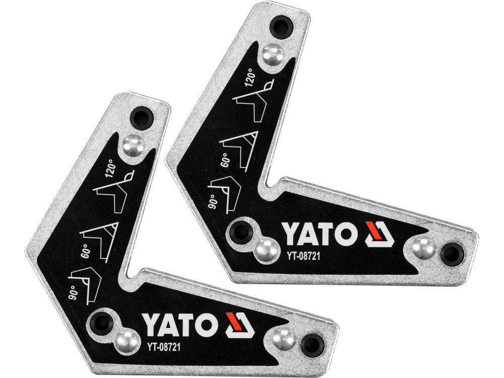 Bộ 2 Nam Châm Kê Hàn YATO YT-08721 Bộ 2 Nam Châm Kê Hàn YATO YT-08721: Giải Pháp Cố Định Linh Hoạt Với Nhiều Góc Hàn Thông Dụng
