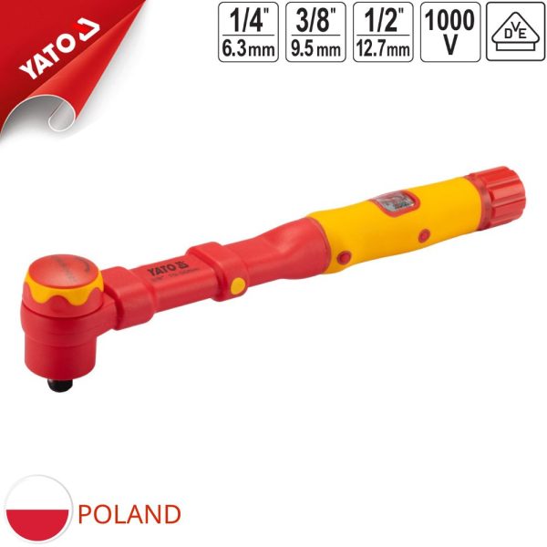 Cờ Lê Lực Cách Điện YATO YT-21059 đến YT-21069 (1000V): Sự Chính Xác Tuyệt Đối và An Toàn Tối Đa Cho Mọi Nhiệm Vụ Điện Lực