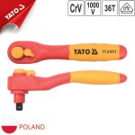 Tay Cầm Tự Động Đảo Chiều Cách Điện YATO YT-210709 (1/4"): An Toàn 1000V, Tiện Lợi Cho Mọi Thao Tác Điện!