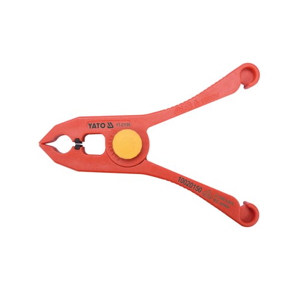 Kẹp Lò Xo Cách Điện YATO YT-21190 (1000V): Giải Pháp Giữ Chặt An Toàn Trong Môi Trường Điện