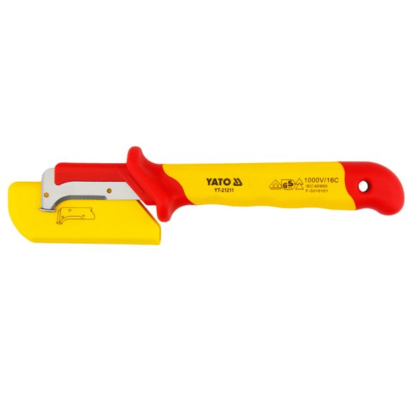Dao Tháo Vỏ Cách Điện YATO YT-21211 (1000V): Công Cụ Chuyên Dụng Tách Vỏ Cáp An Toàn
