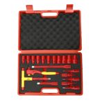 Bộ Đầu Khẩu Cách Điện YATO YT-21284 (1000V): Giải Pháp Siết Mở An Toàn Cho Công Việc Điện Nặng