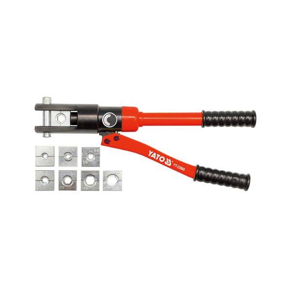 Kìm Ép Cáp Thủy Lực YATO YT-22860: Giải Pháp Ép Cáp Đồng 10−120mm 2 , Nhôm 10−95mm 2 Mạnh Mẽ 8 Tấn