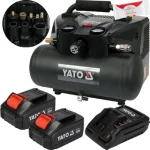 Máy Nén Khí Ô Tô Dùng Pin YATO YT-23241 / YT-23242: Bơm Lốp Nhanh Gọn, Mạnh Mẽ, Di Động Tuyệt Đối