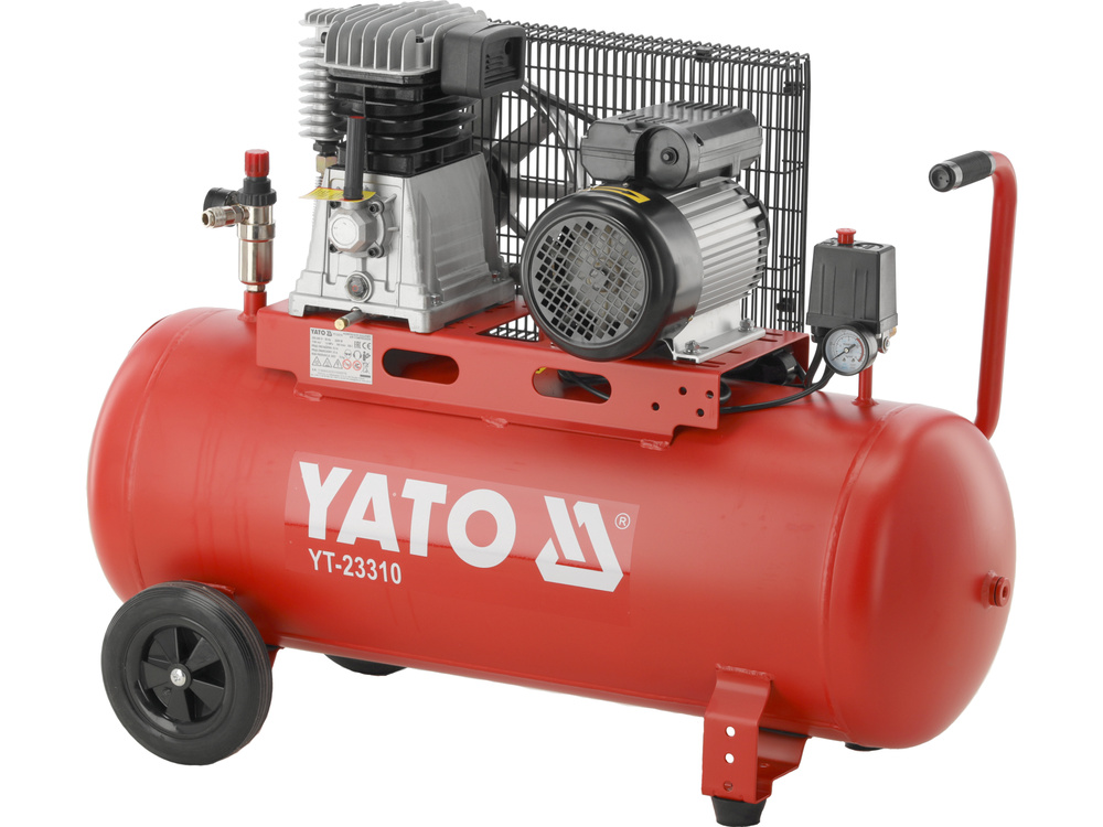 Máy Nén Khí YATO YT-23310-100 Lít-2200W Máy Nén Khí YATO YT-23310: Bình Chứa 100 Lít, Công Suất 2200W – Giải Pháp Khí Nén Đỉnh Cao Cho Mọi Nhu Cầu Chuyên Nghiệp