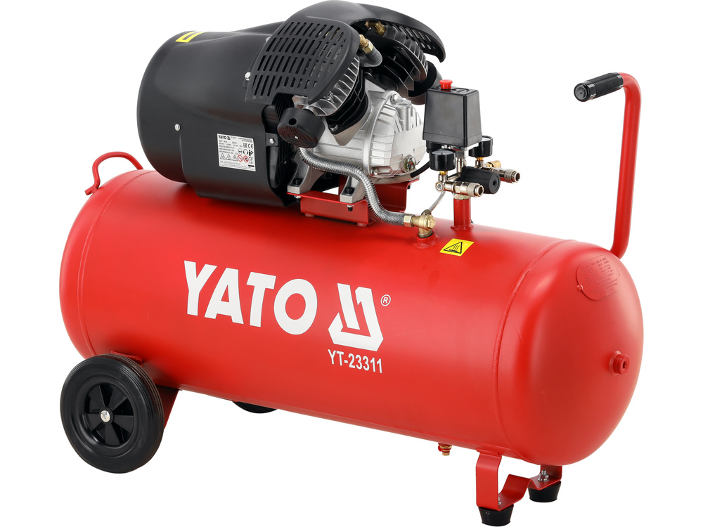 Máy Nén Khí YATO YT-23311 Máy Nén Khí YATO YT-23311: Bình Chứa 100 Lít, Công Suất 2200W – Giải Pháp Khí Nén Mạnh Mẽ Cho Mọi Xưởng Chuyên Nghiệp