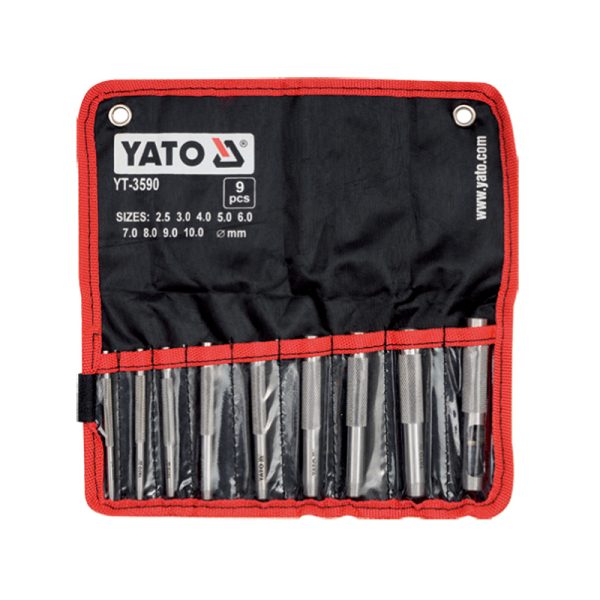 Bộ Đột Chốt YATO YT-3590: 9 Chi Tiết Đa Năng Cho Mọi Nhu Cầu Đột Chốt Chính Xác