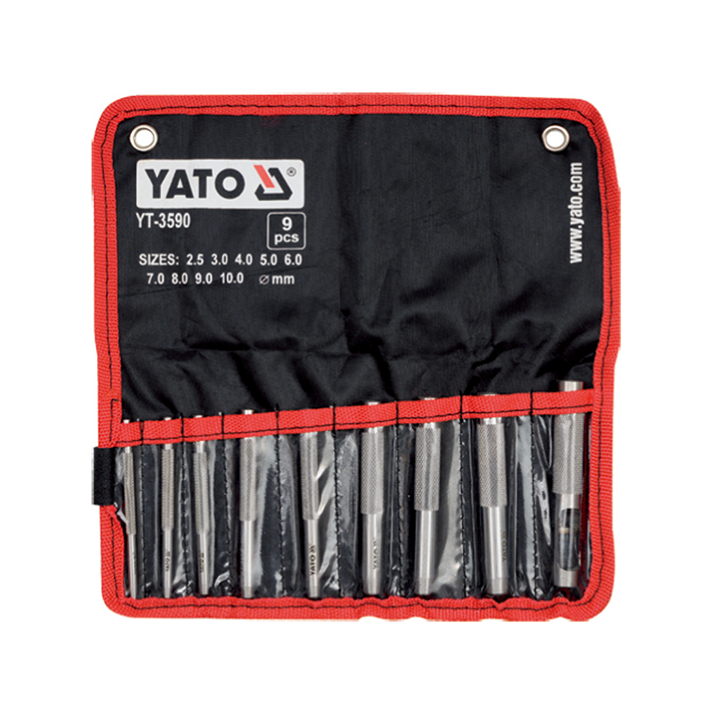 Bộ Đột Chốt YATO YT-3590: 9 Chi Tiết Bộ Đột Chốt YATO YT-3590: 9 Chi Tiết Đa Năng Cho Mọi Nhu Cầu Đột Chốt Chính Xác