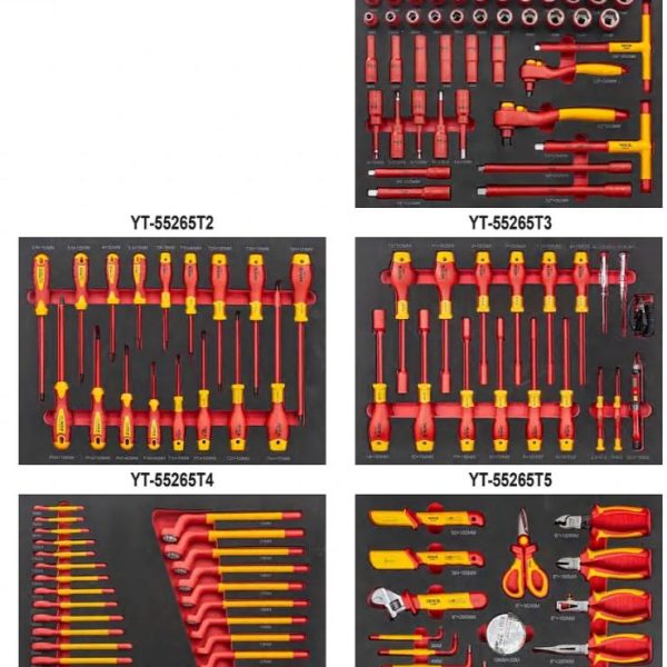 Tủ Đồ Nghề Sửa Chữa Cách Điện 119 Chi Tiết YATO YT-55265 (VDE 1000V): Giải Pháp Toàn Diện và An Toàn Tuyệt Đối Cho Xưởng Điện Chuyên Nghiệp