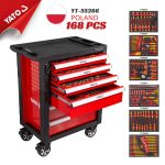 Tủ Đồ Nghề Sửa Chữa Cách Điện 168 Chi Tiết YATO YT-55266 (VDE 1000V): Giải Pháp Toàn Diện và An Toàn Tuyệt Đối Cho Xưởng Điện Chuyên Nghiệp