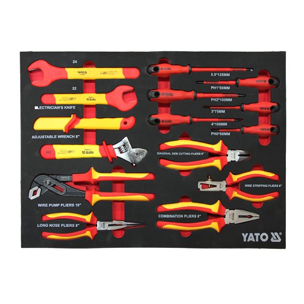 Bộ Dụng Cụ Cách Điện YATO YT-55305T2 (1000V): Giải Pháp Toàn Diện Cho Thợ Điện Chuyên Nghiệp