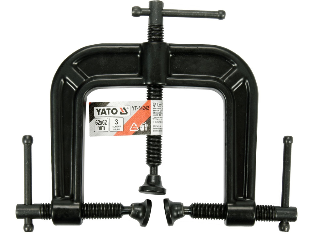 Kẹp Chữ C 3 Chiều YATO YT-64242 Kẹp Chữ C 3 Chiều YATO YT-64242: Giải Pháp Kẹp Góc Chuyên Nghiệp, Chính Xác và Đa Năng