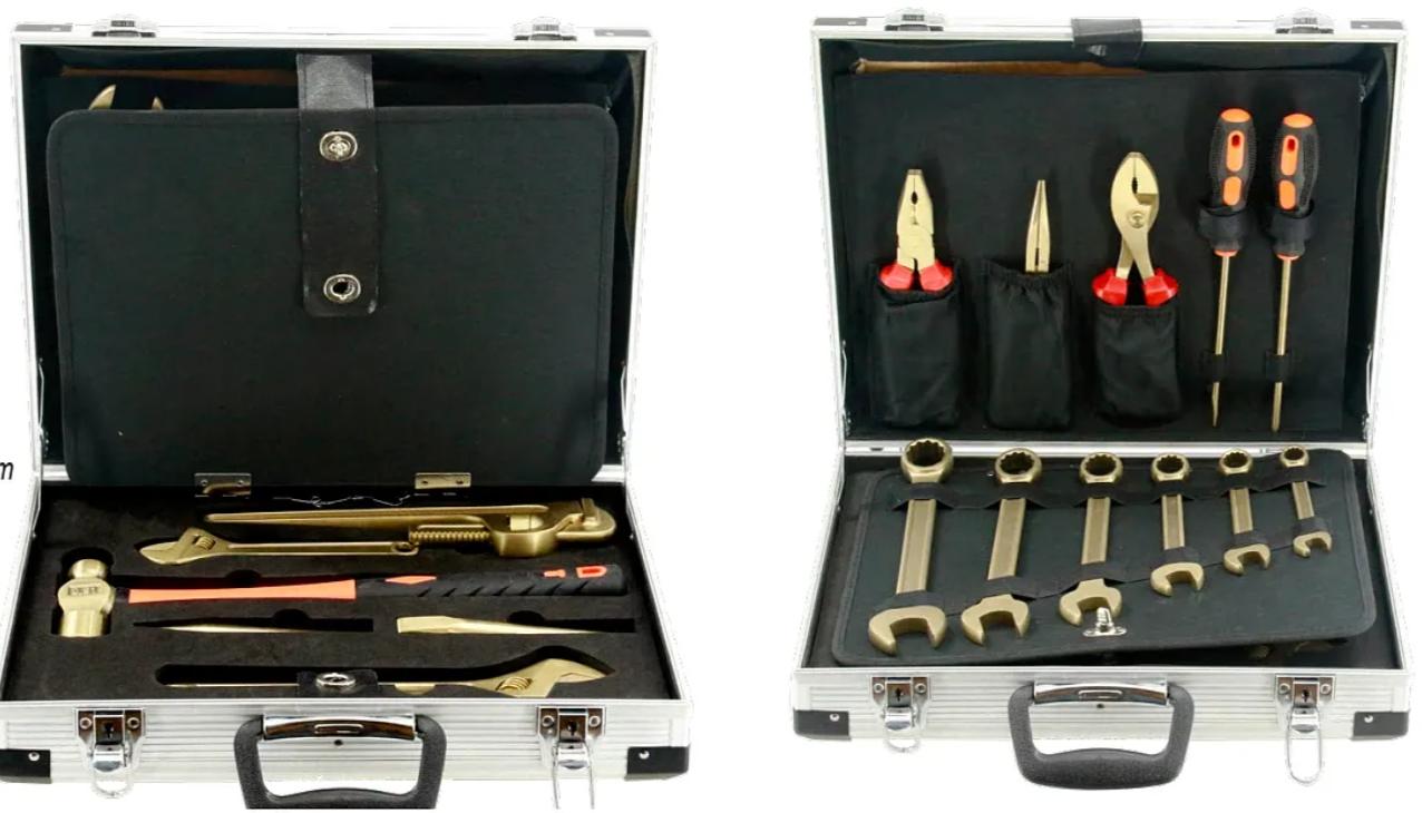 Bộ Dụng Cụ Không Tia Lửa Điện 17 Món YATO YT-65555 (Be-Cu) & YT-68655 (Al-Cu) Bộ Dụng Cụ Không Tia Lửa Điện 17 Món YATO YT-65555 (Be-Cu) & YT-68655 (Al-Cu)