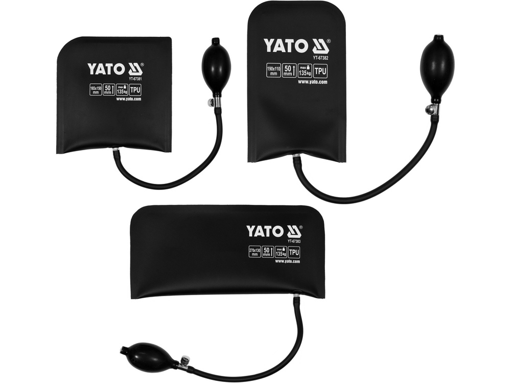 Bộ Túi Nêm Hơi YATO YT-67385 Bộ Túi Nêm Hơi YATO YT-67385: Giải Pháp Nâng và Cố Định Chuyên Nghiệp Cho Mọi Công Việc Khó
