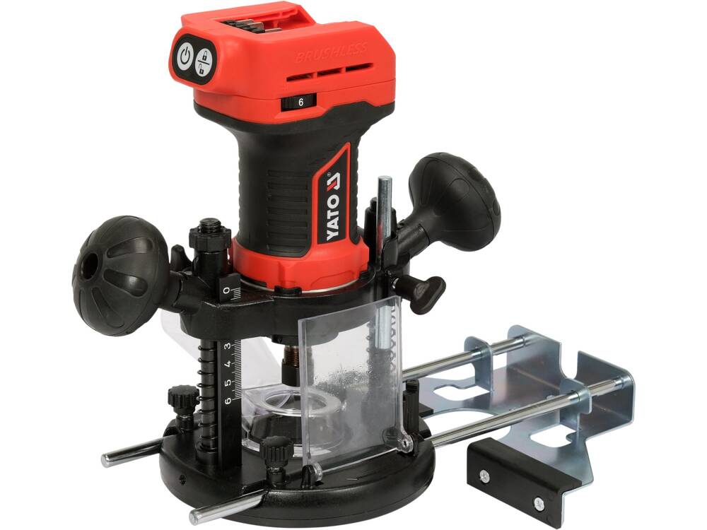 Máy Phay Gỗ Dùng Pin YATO YT-82194 Máy Phay Gỗ Dùng Pin YATO YT-82194: Khắc Gọt Tinh Xảo, Linh Hoạt Tối Đa