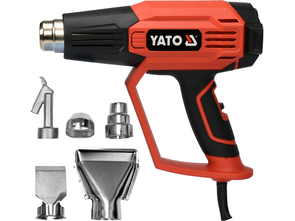 Súng Thổi Khí Nóng YATO YT-82296-1600W-Điều Khiển Nhiệt Độ Kỹ Thuật Số Súng Thổi Khí Nóng YATO YT-82296: Công Suất 1600W, Điều Khiển Nhiệt Độ Kỹ Thuật Số cho Hiệu Suất Tối Ưu