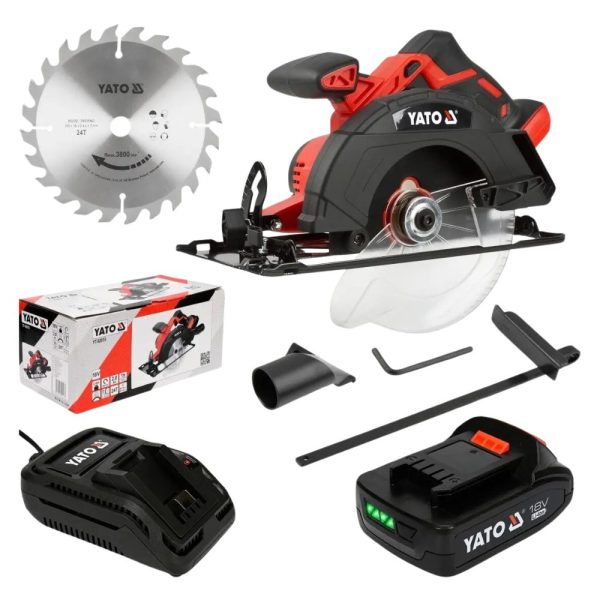 Máy Cưa Đĩa Dùng Pin YATO YT-82810 & YT-82811: Cắt Gỗ Mạnh Mẽ, Chính Xác và Linh Hoạt