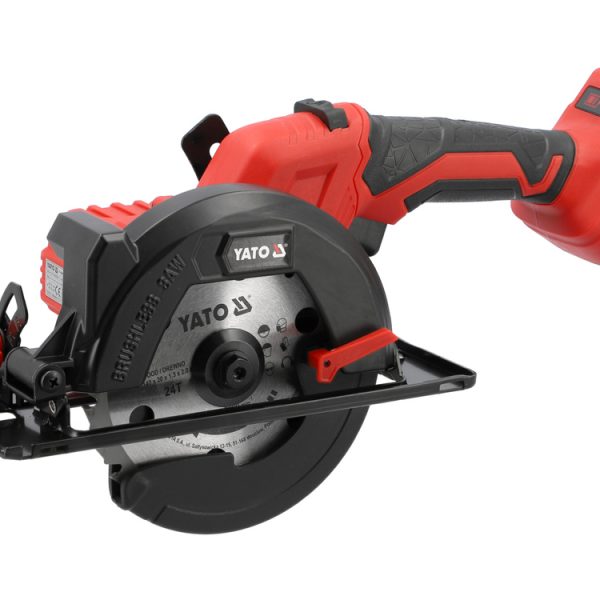 Máy Cưa Đĩa Cầm Tay Không Chổi Than Dùng Pin YATO YT-828118 và YT-8281185
