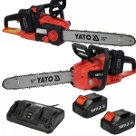 Máy Cưa Xích Không Chổi Than Dùng Pin YATO YT-828131 / YT-828132: Mạnh Mẽ Vượt Trội, Bền Bỉ, Cắt Gọt Chuyên Nghiệp