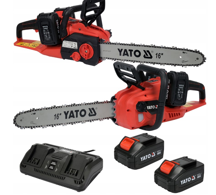 Máy Cưa Xích Không Chổi Than Dùng Pin YATO YT-828131 / YT-828132 Máy Cưa Xích Không Chổi Than Dùng Pin YATO YT-828131 / YT-828132: Mạnh Mẽ Vượt Trội, Bền Bỉ, Cắt Gọt Chuyên Nghiệp