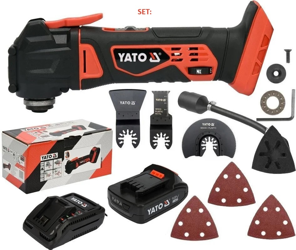 Máy Cắt Đa Năng Dùng Pin Không Dây YATO YT-82818 & YT-82819 Máy Cắt Đa Năng Dùng Pin Không Dây YATO YT-82818 & YT-82819