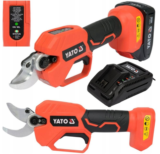 Kéo Cắt Cành Dùng Pin YATO YT-828377 & YT-828378 Kéo Cắt Cành Dùng Pin YATO YT-828377 & YT-828378: Cắt Tỉa Dễ Dàng, Không Mỏi Tay