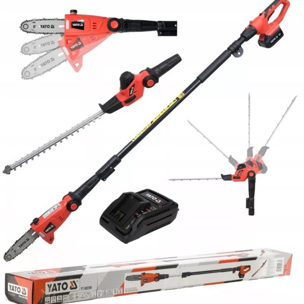 Máy Cắt Tỉa Đa Năng Dùng Pin YATO YT-828390 / YT-828391 (2in1): Giải Pháp Toàn Diện Cho Khu Vườn Của Bạn
