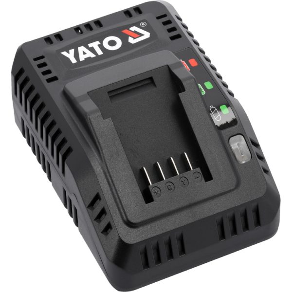 Bộ Sạc Pin YATO YT-828498 (18V, 2.2A): Sạc Nhanh Chóng, Tối Ưu Hiệu Suất Pin Li-Ion YATO