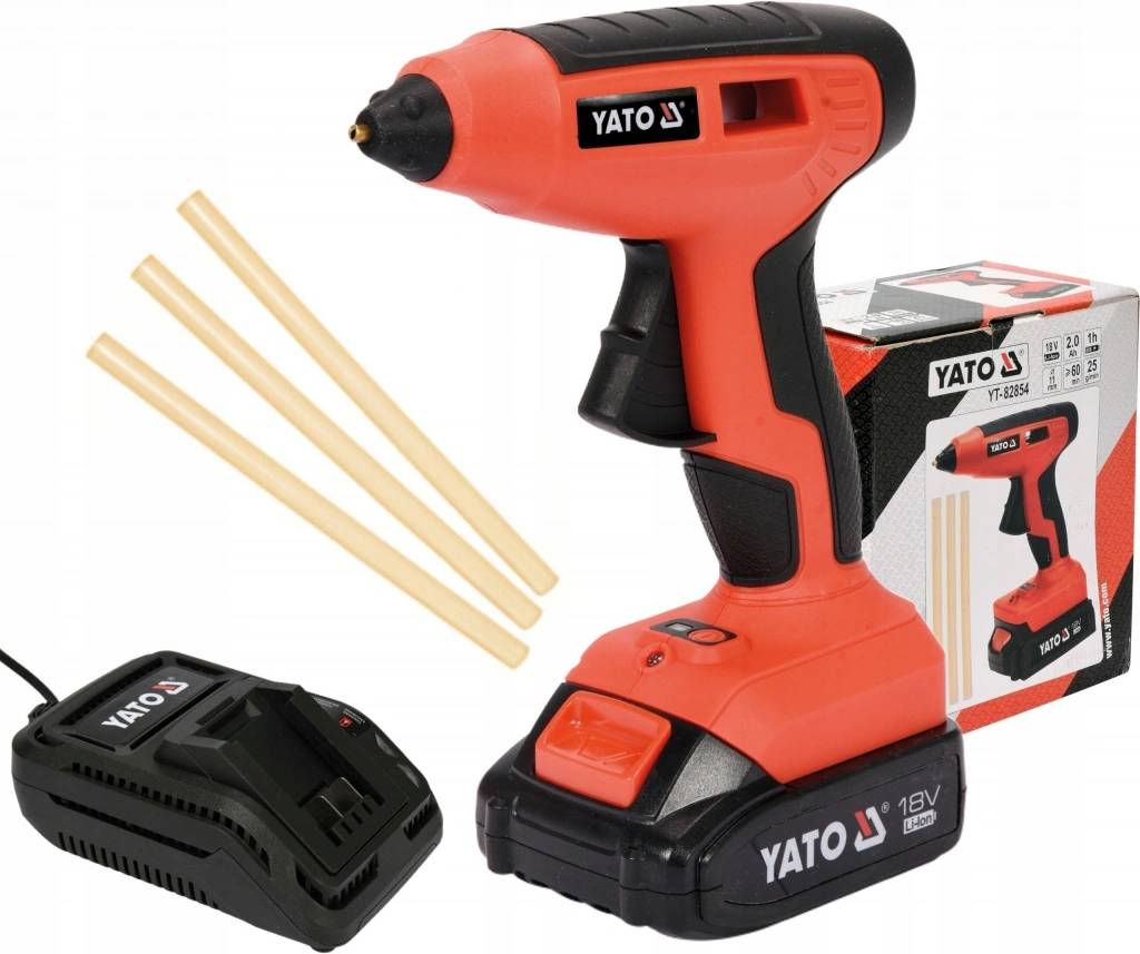 Súng Bắn Keo Nến Dùng Pin YATO YT-82854 Súng Bắn Keo Nến Dùng Pin YATO YT-82854: Kết Nối Nhanh Chóng, Linh Hoạt Mọi Lúc Mọi Nơi
