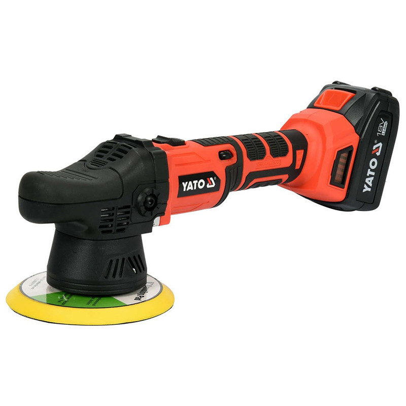 Máy Đánh Bóng Lệch Tâm Pin Không Chổi Than 150mm YATO YT-82920 Máy Đánh Bóng Dùng Pin Không Chổi Than YATO YT-82920: Đánh Bóng Chuyên Nghiệp, Linh Hoạt Với Pin 18V Li-Ion