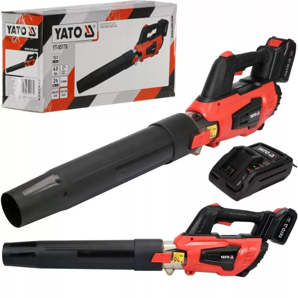 Máy Thổi Lá Dùng Pin YATO YT-85176 / YT-85177 Máy Thổi Lá Dùng Pin YATO YT-85176 / YT-85177: Mạnh Mẽ, Linh Hoạt, Dọn Dẹp Sân Vườn Không Dây