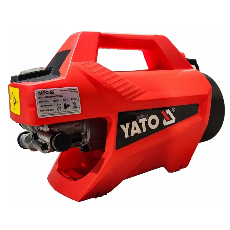 Máy Rửa Áp Lực Không Chổi Than YATO YT-85903 Máy Rửa Áp Lực Không Chổi Than YATO YT-85903: Công Nghệ Đột Phá, Áp Lực Vượt Trội 135 bar