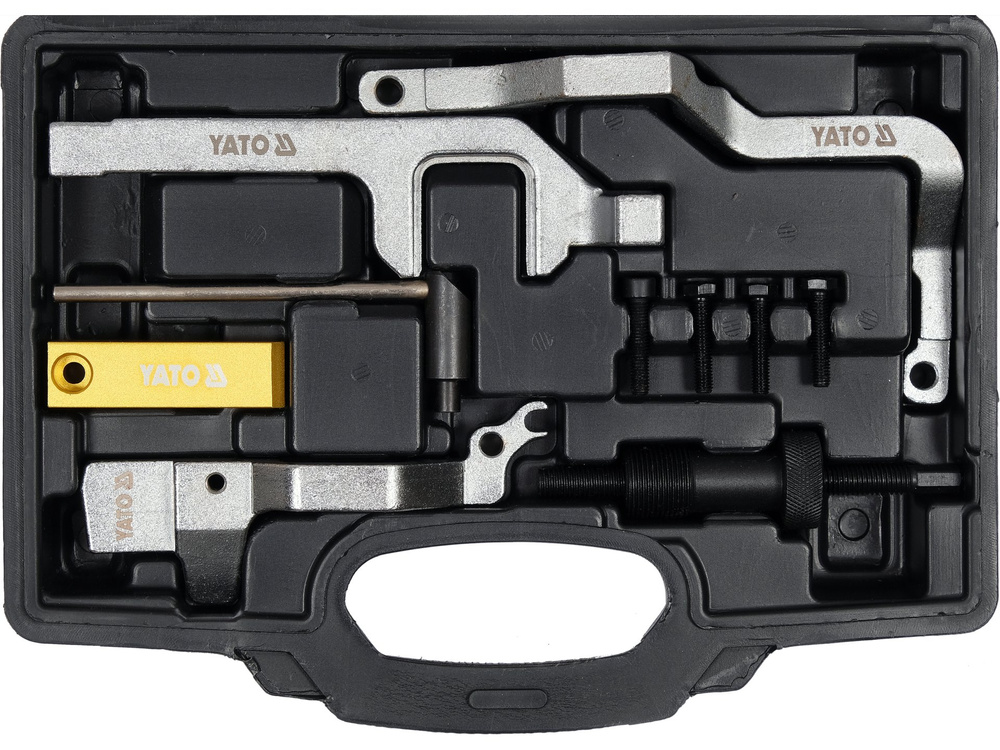 Bộ Dụng Cụ Khóa Thời Điểm Động Cơ YATO YT-06001 (10 Chi Tiết)-Động Cơ Xăng PSA & BMW Mini Bộ Dụng Cụ Khóa Thời Điểm Động Cơ YATO YT-06001 (10 Chi Tiết): Chuyên Biệt Cho Động Cơ Xăng PSA & BMW Mini