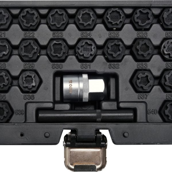 Bộ Đầu Khẩu Mở Đai Ốc Chống Trộm Bánh Xe YATO YT-060305 (22 Chi Tiết): Giải Pháp Mới Cho Xe VW