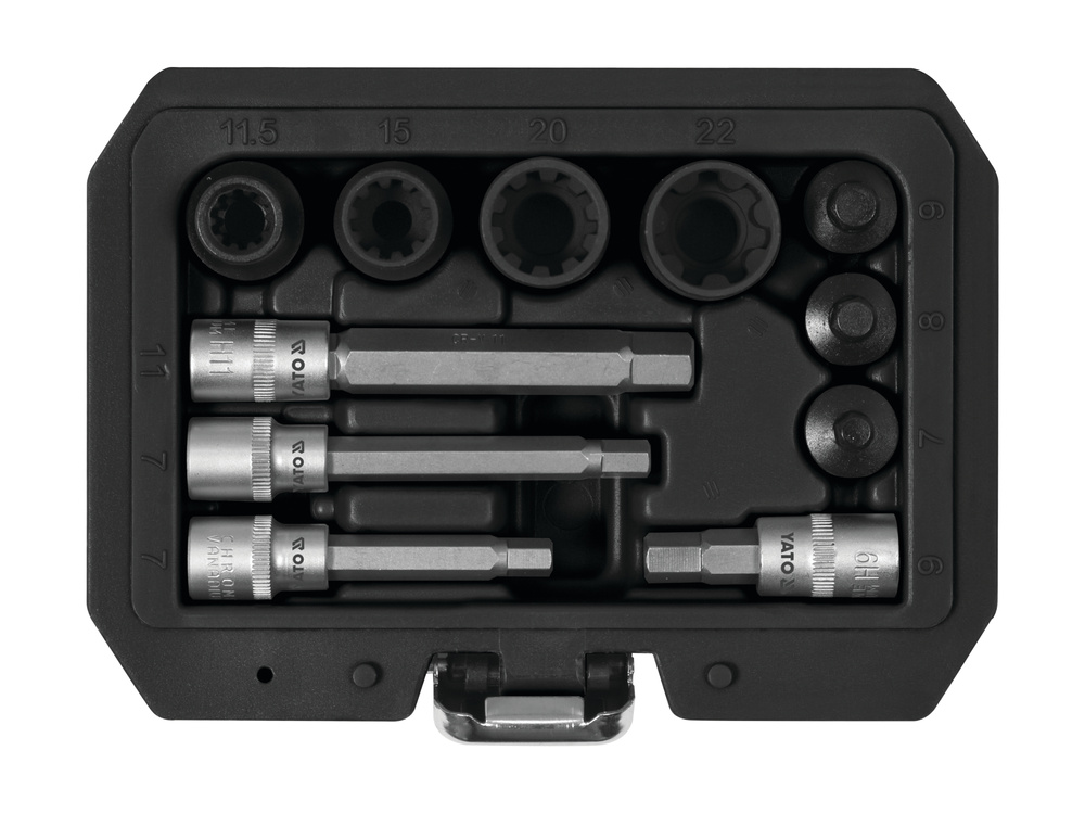 Bộ Đầu Tuýp Tháo Phanh YATO YT-06808-Hệ Thống Phanh Xe Châu Âu Bộ Đầu Tuýp Tháo Phanh YATO YT-06808: Chuyên Gia Gỡ Rối Cho Hệ Thống Phanh Xe Châu Âu