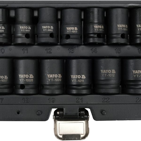 Bộ Đầu Khẩu Impact YATO YT-10251 (13 Chi Tiết): Sức Mạnh Vượt Trội Cho Công Việc Nặng Nhọc