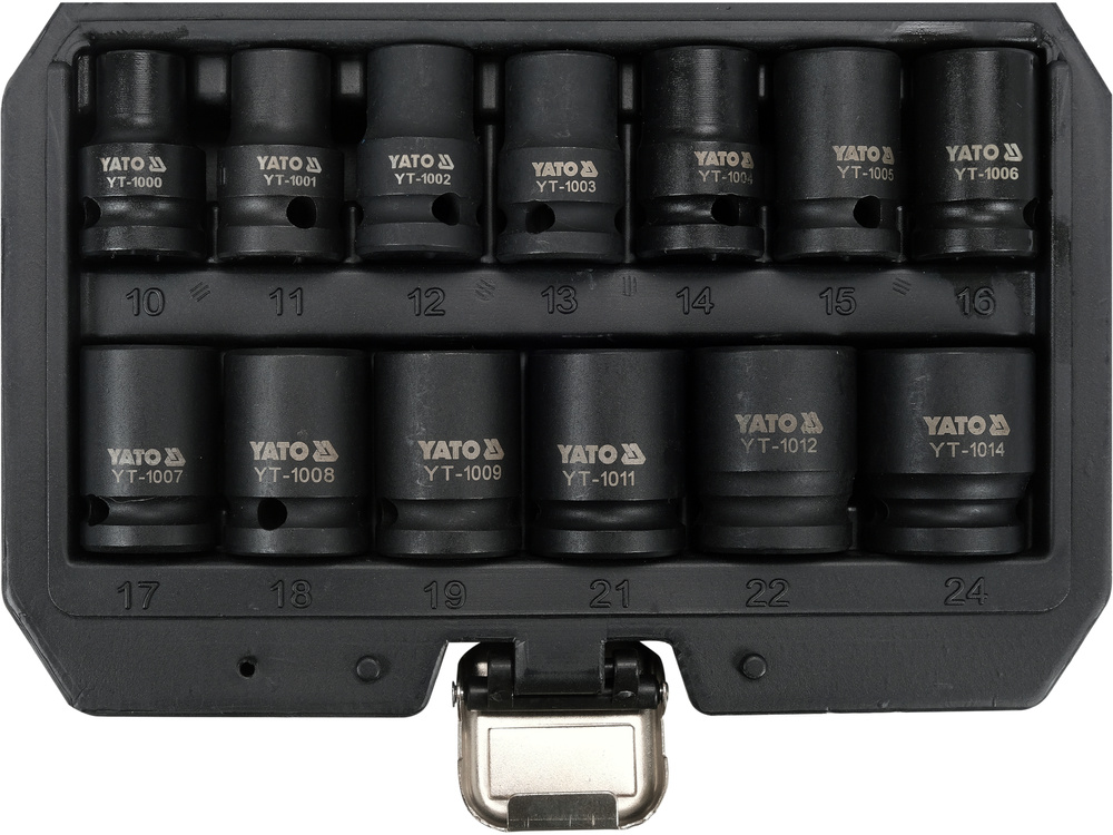 Bộ Đầu Khẩu Impact 1/2" YATO YT-10251 (13 Chi Tiết) Bộ Đầu Khẩu Impact YATO YT-10251 (13 Chi Tiết): Sức Mạnh Vượt Trội Cho Công Việc Nặng Nhọc