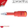 Đầu Tuýp Mũi Hoa Thị Torx Cách Điện YATO YT-210780 đến YT-210786 (1000V, 1/4") Đầu Tuýp Mũi Hoa Thị Torx Cách Điện YATO YT-210780 đến YT-210786 (1000V, 1/4"): An Toàn Tối Ưu Cho Kỹ Thuật Viên