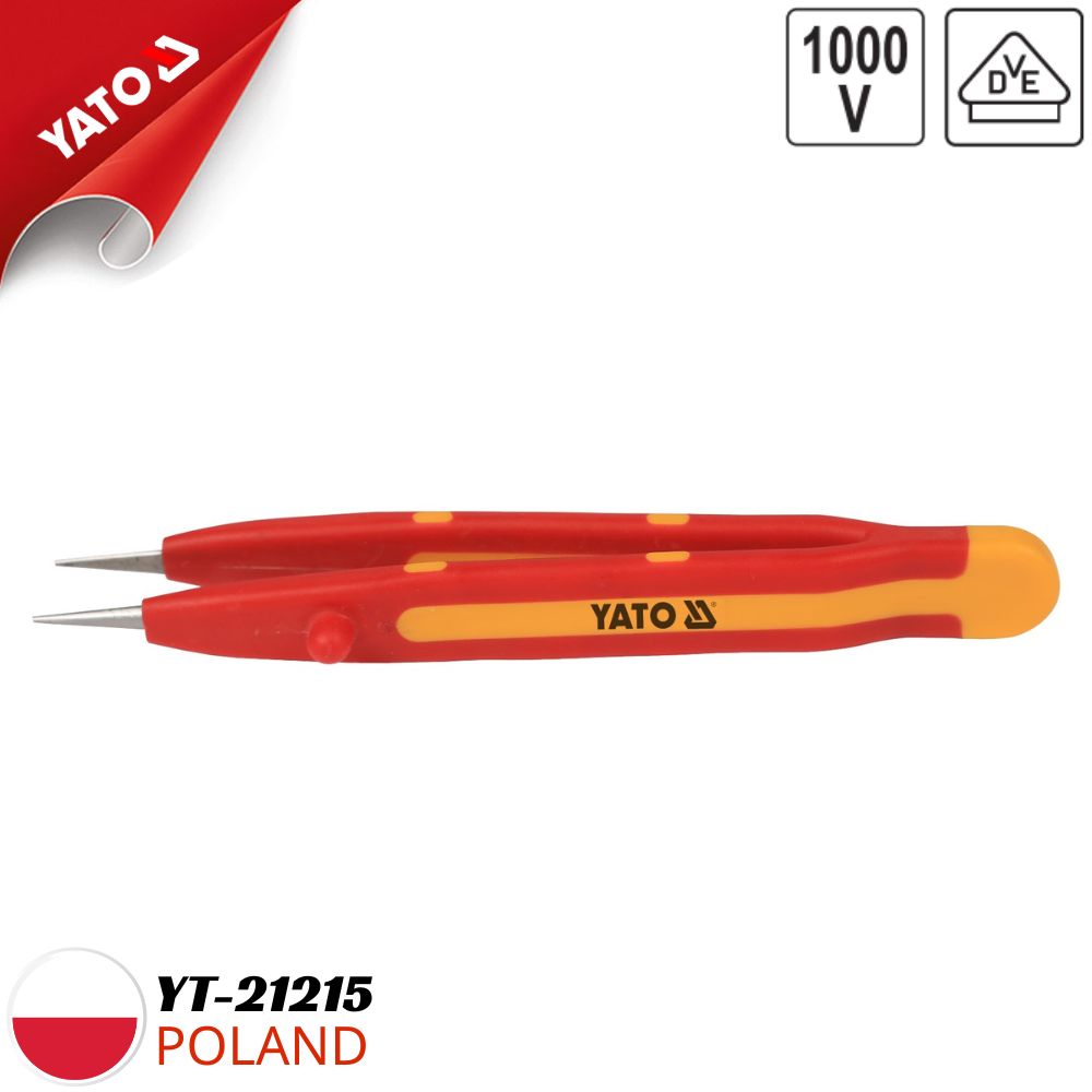 Nhíp Cách Điện YATO (VDE 1000V) Nhíp Cách Điện YATO (1000V): Giải Pháp Toàn Diện Cho Thao Tác Tỉ Mỉ và An Toàn Điện