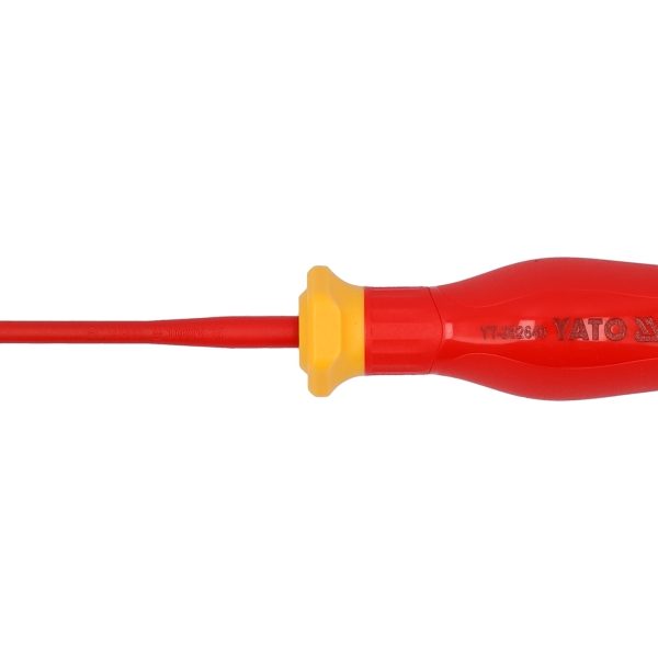 Tua Vít Dẹt Cách Điện YATO YT-282640 đến YT-282645: Chuẩn S2, An Toàn 1000V, Thiết Kế Mới