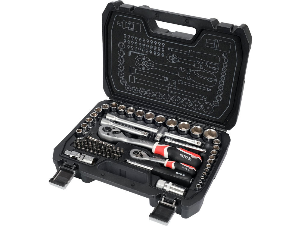 Bộ Dụng Cụ 72 Chi Tiết YATO YT-38782 (Tool Set) Bộ Dụng Cụ 72 Chi Tiết YATO YT-38782 (Tool Set)
